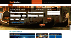 Desktop Screenshot of bookairfare.com